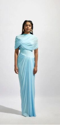 JASMINE BABY BLUE MAXI DRESS