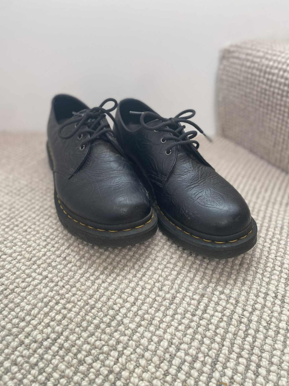 Doc Martens floral embossed shoes size 42