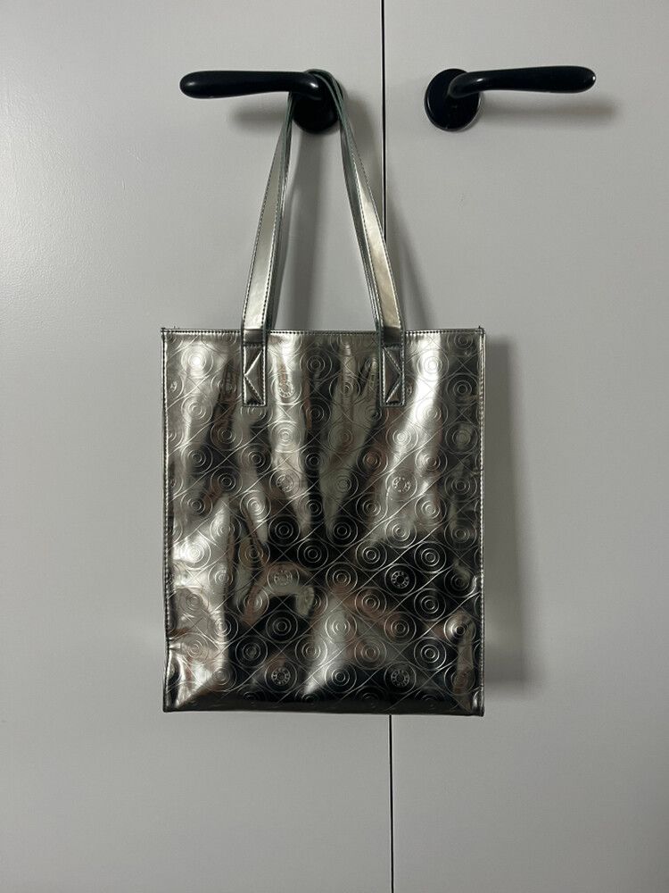 Kenzo Silver Metallic Tote