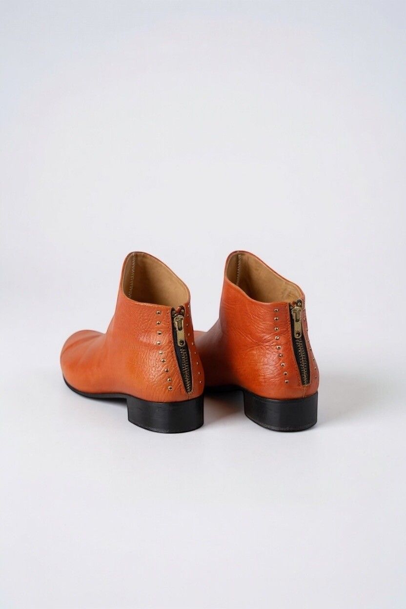 Beau Coops Terracotta Ankle Boots — Beau5, Made in Italy