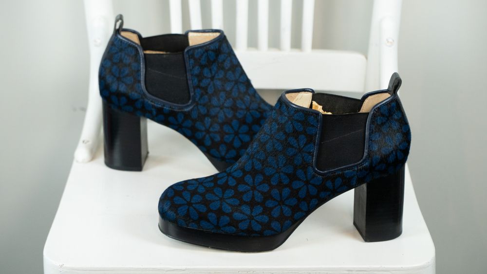 Orla Kiely x Clarks Audrey Retro Floral Pony Boots