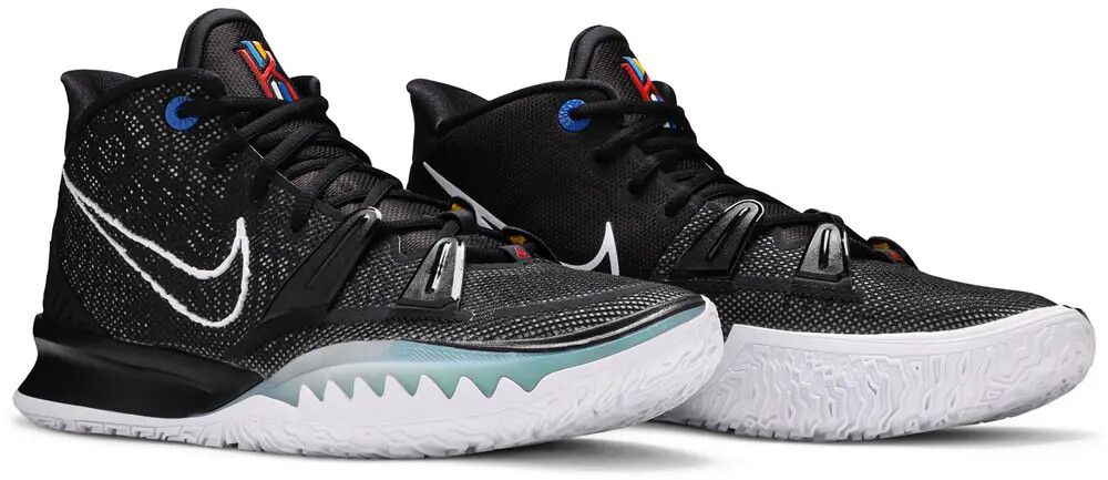 Concepts x Nike Kyrie 7 “Horus” BK Black Sneakers – Coveted Collab, Turquoise/Gold