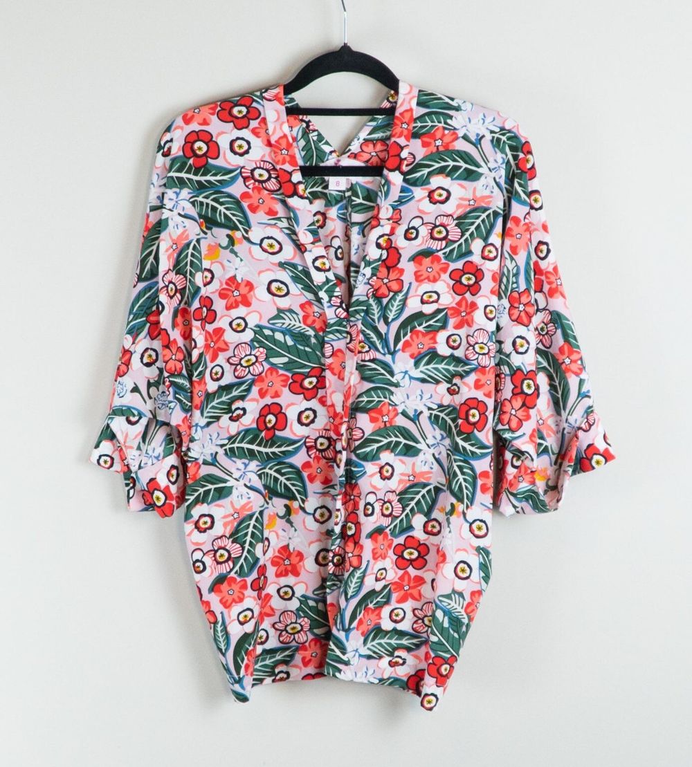 Charlo Relaxed Fit Pop Floral Bouse