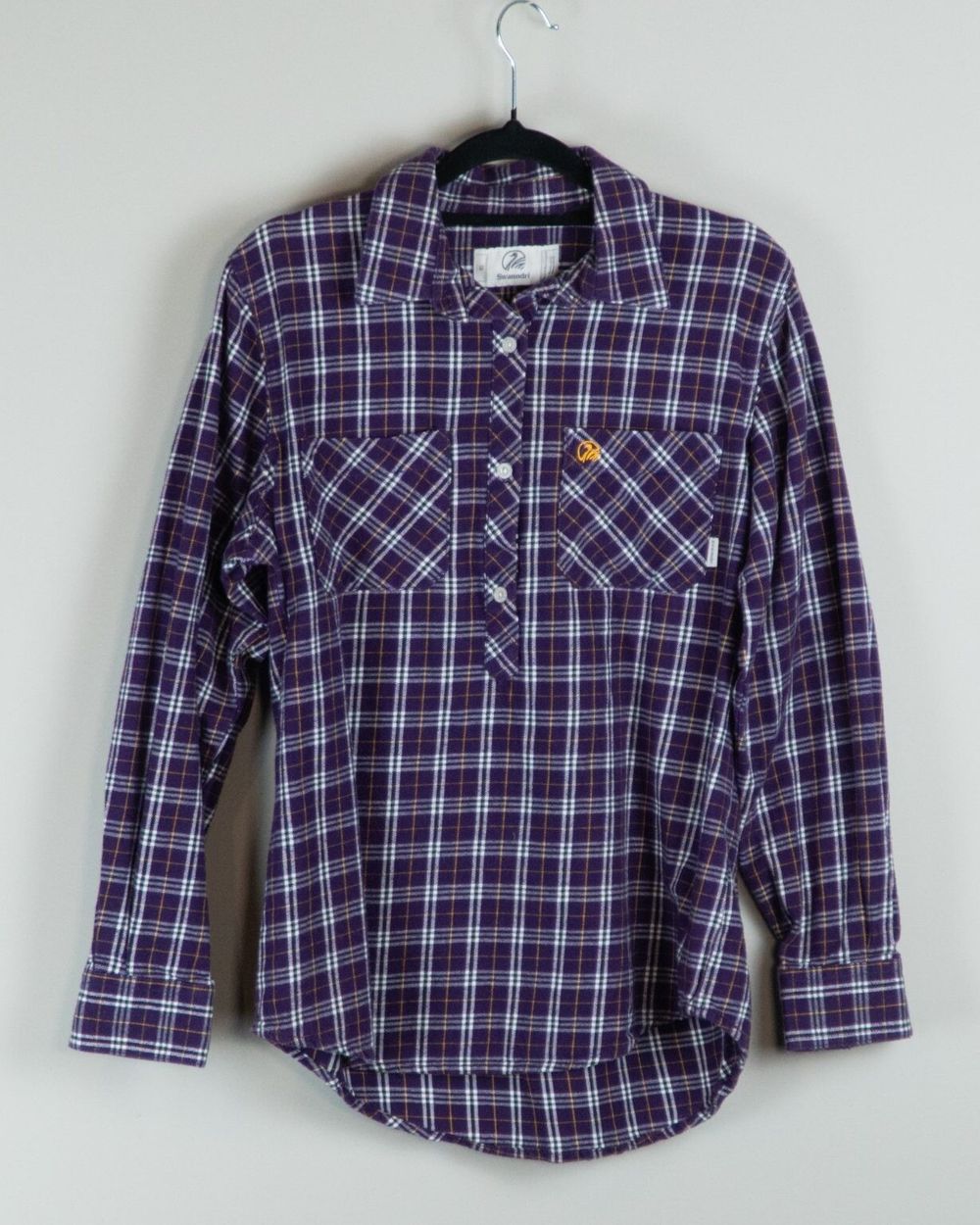 Swanndri Plum Tartan Flannel Shirt