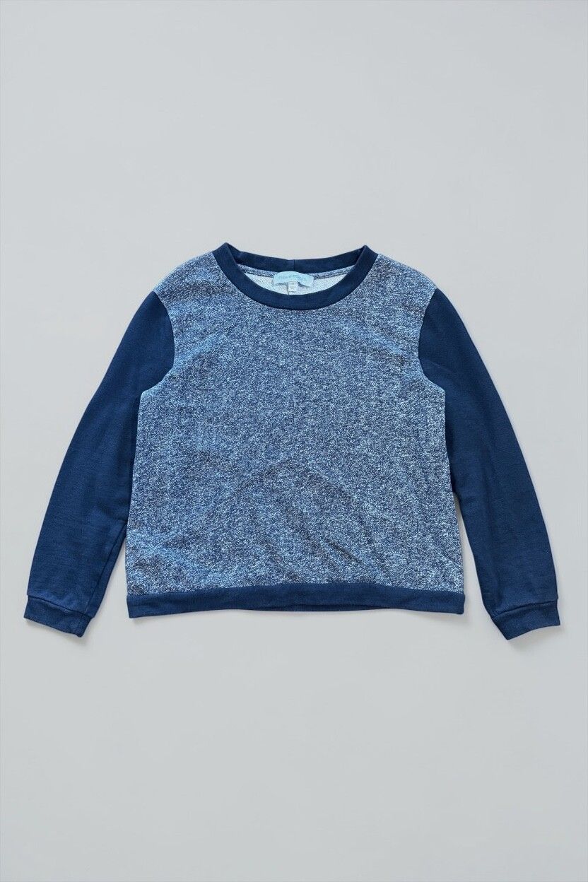 Finders Keepers Marle Blue Panel Sweater — Boxy Fit