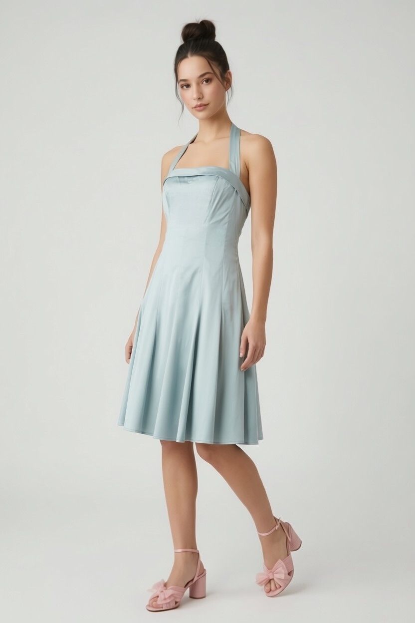 striped white and blue dress Sail to Sable Hydrangea & White Stripe Short Sleeve Tunic Dress WHITE/HYDRANGEA / XXXL / SU25T001S main image 1