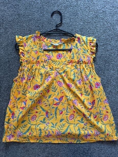 MAX Yellow Floral Top
