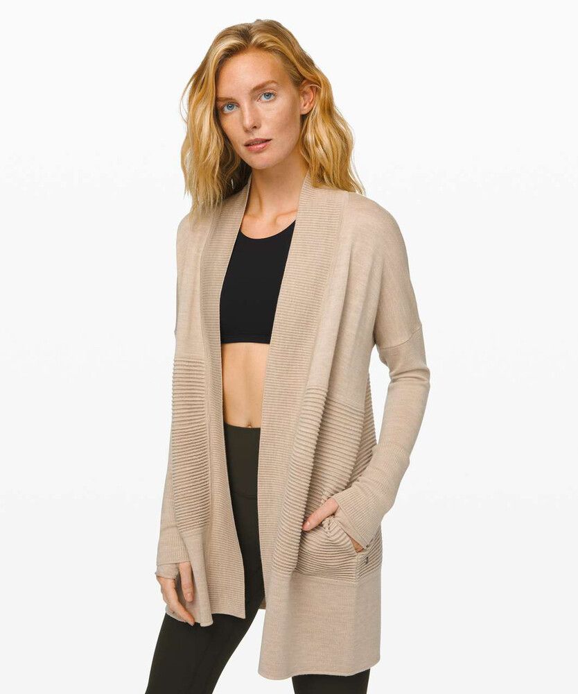 lululemon - Lululemon “Lotus” Cardigan - US 4 - 100% Merino on Designer  Wardrobe