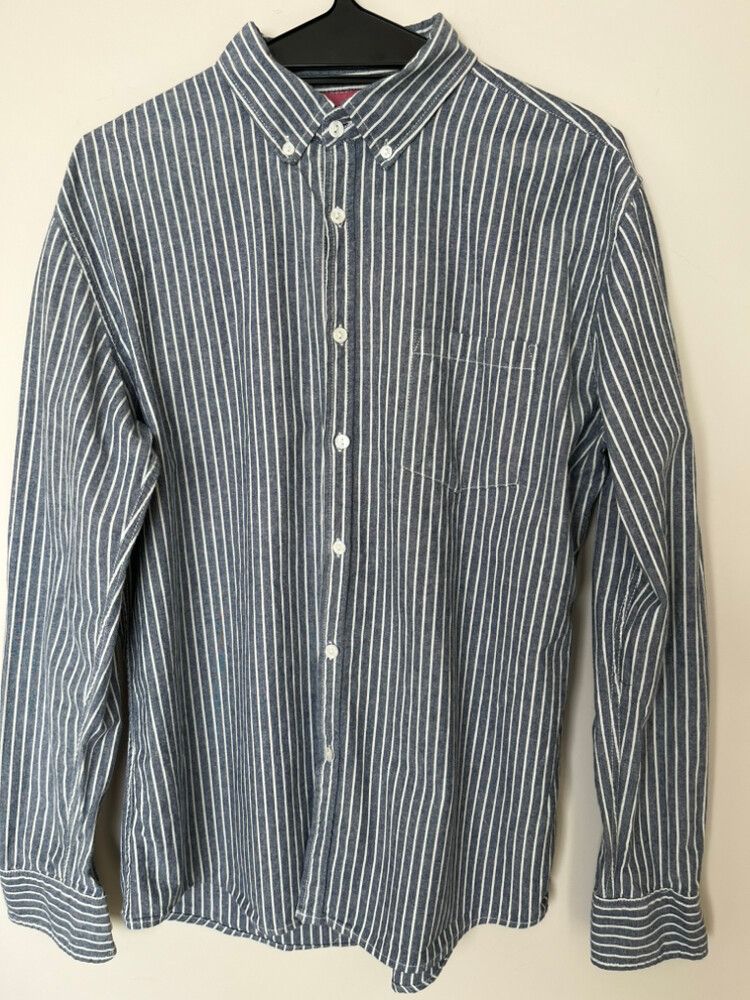 Park Blue/Grey & White Striped Shirt