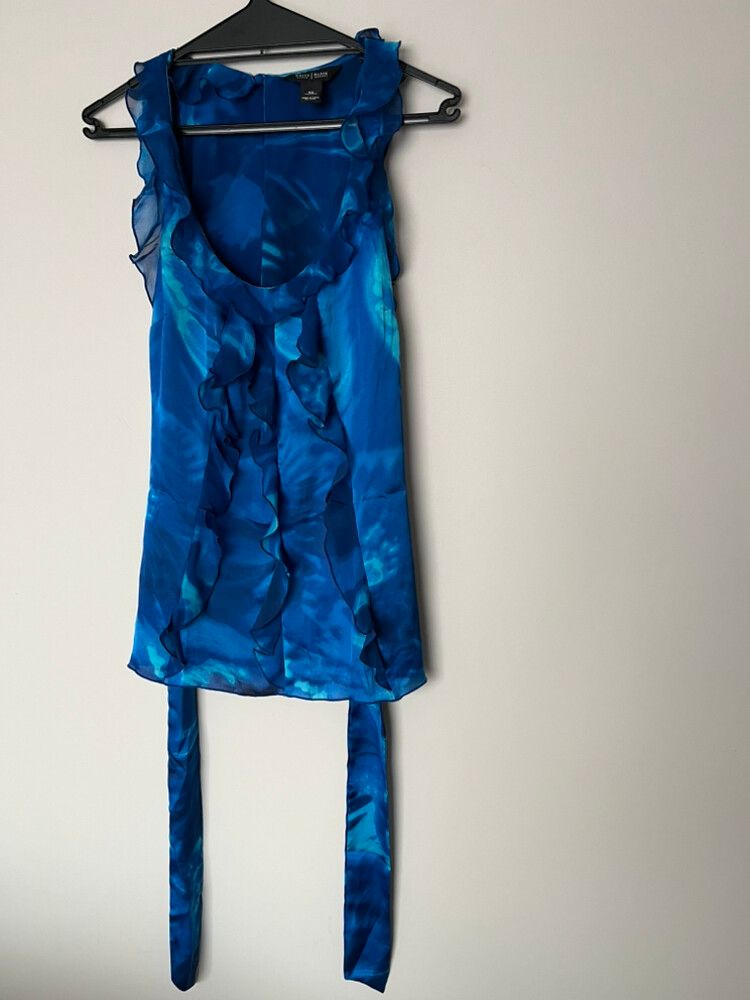 White House Black Market Blue Top