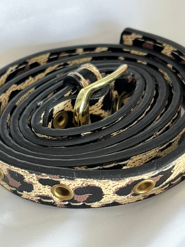 Leopard Print Belt