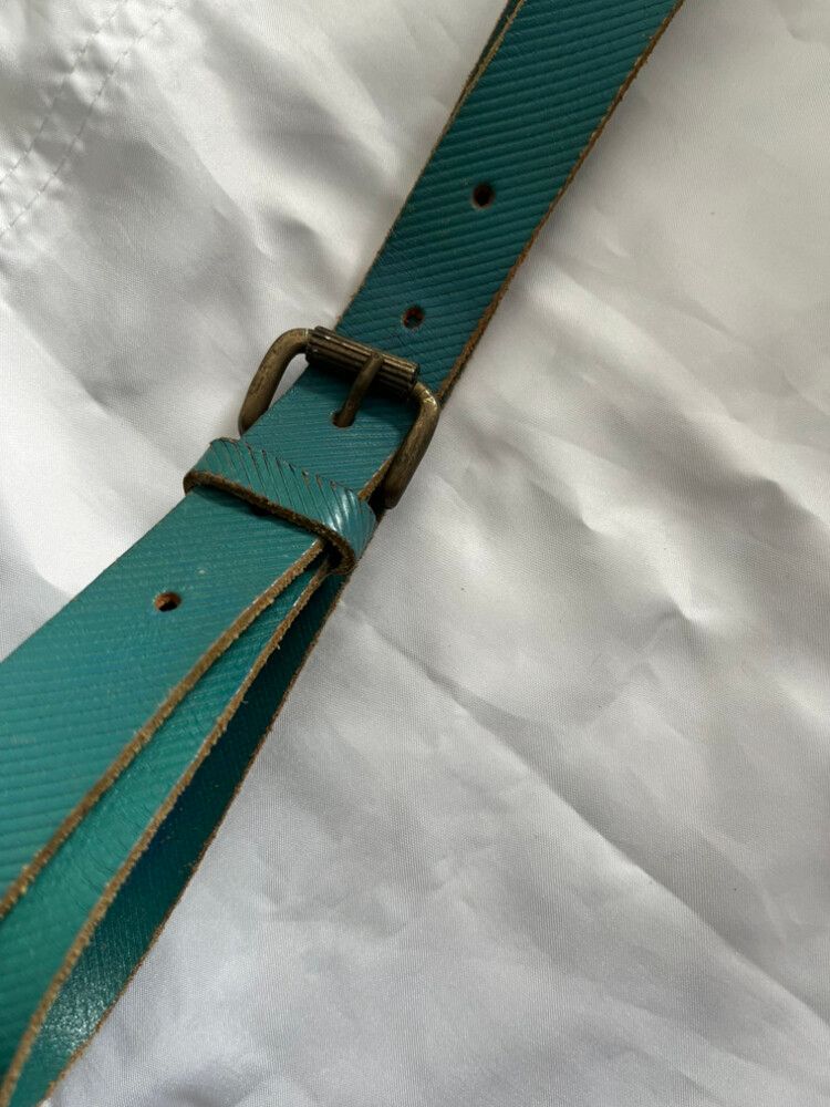100% Leather Turquoise Belt