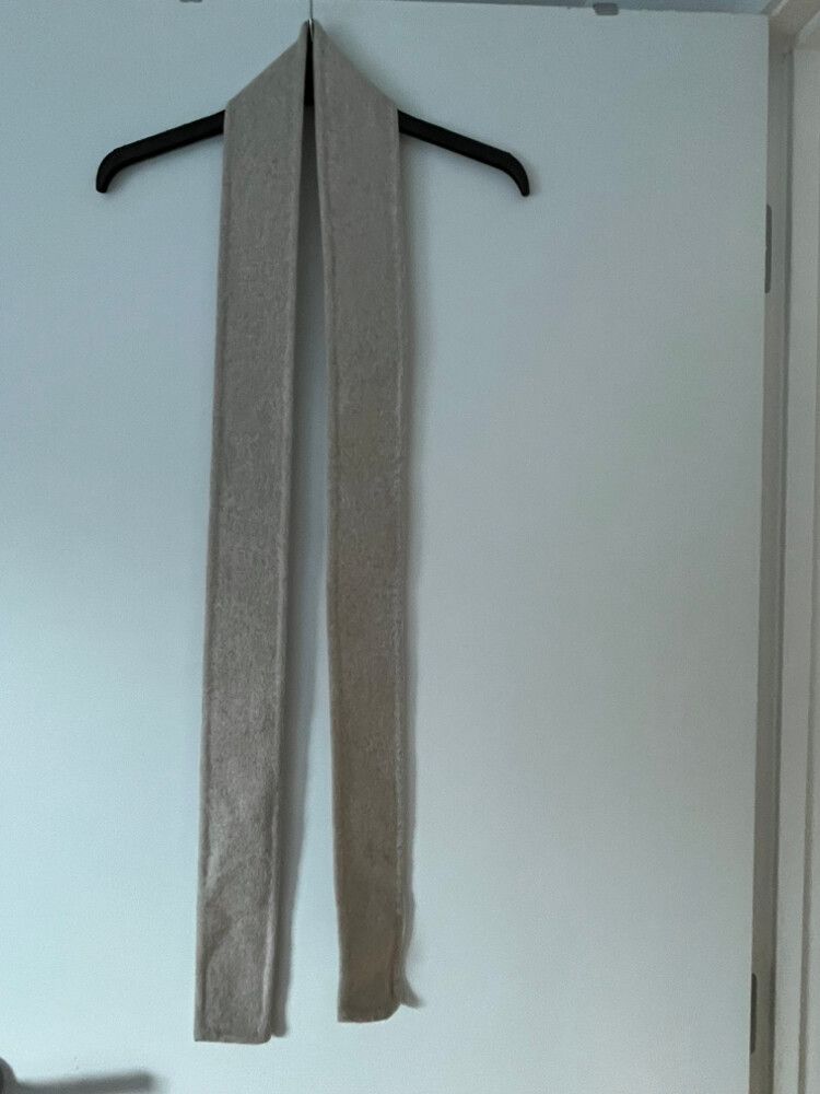 Grey Wool belt for coat