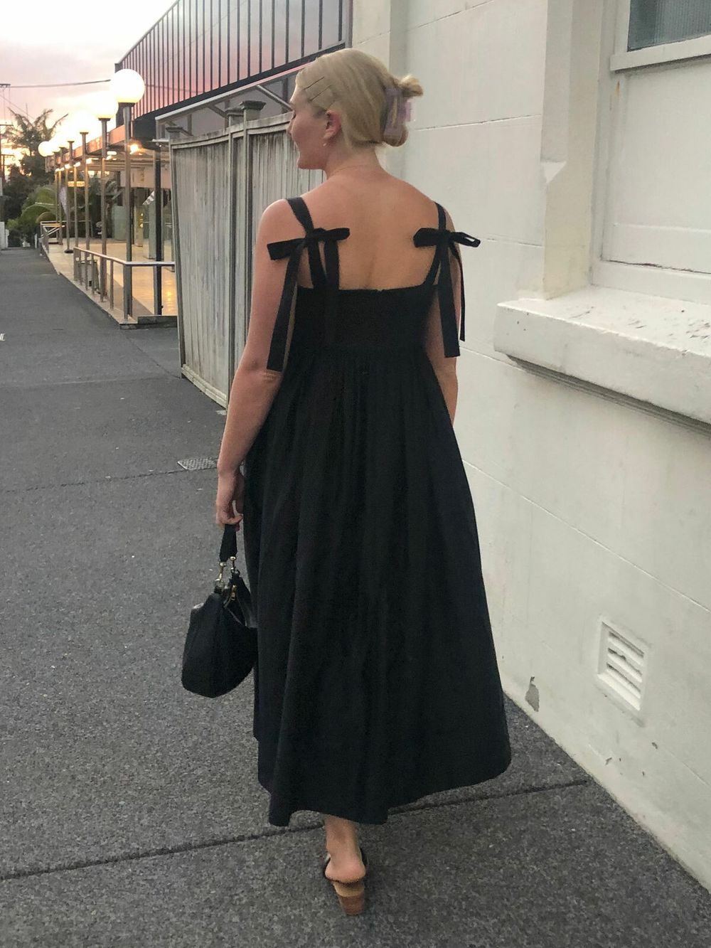 Aje - Savoy Midi Dress - Black on Designer Wardrobe Aje - Savoy Midi Dress - Black on Designer Wardrobe