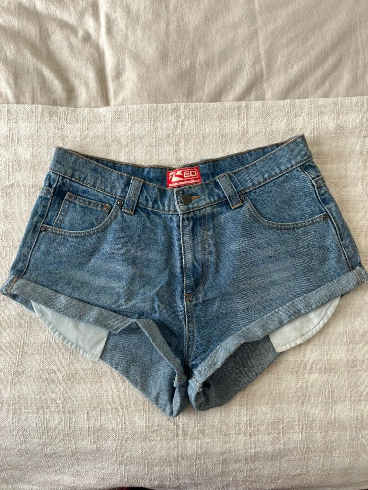Rusty Pheonix Low Rise Mini Denim Short