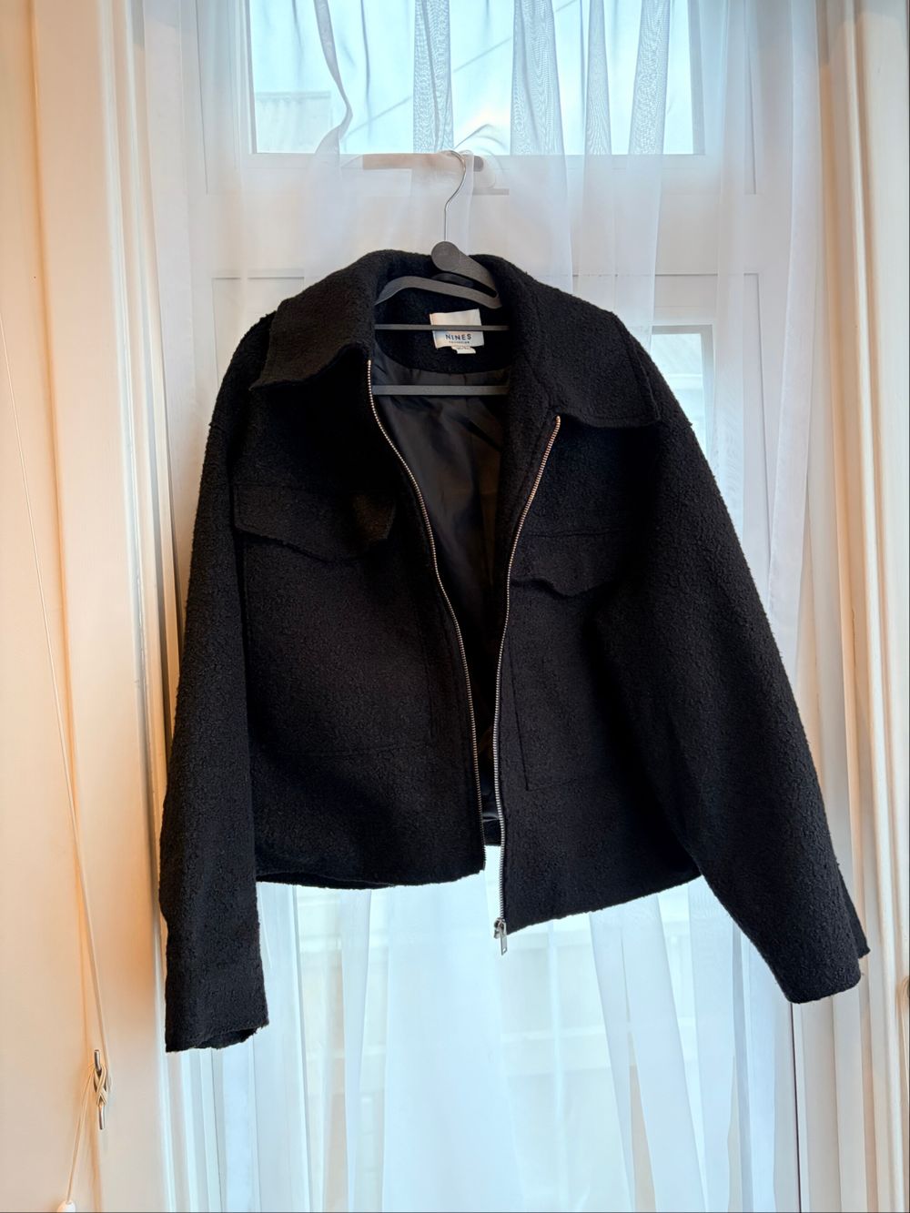 Black Textured Jacket