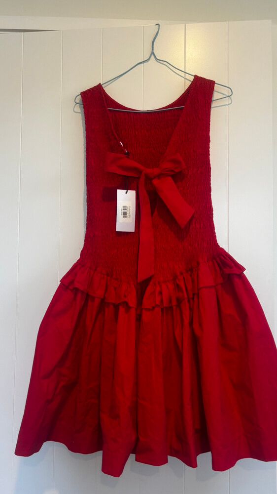 Caitlin Crisp Cindy Lou dress in red
