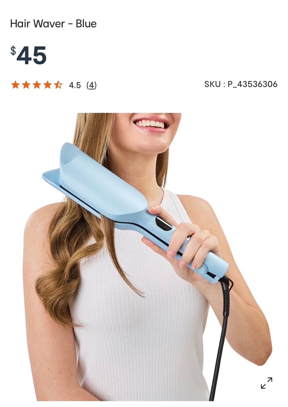 Blue Hair Waver