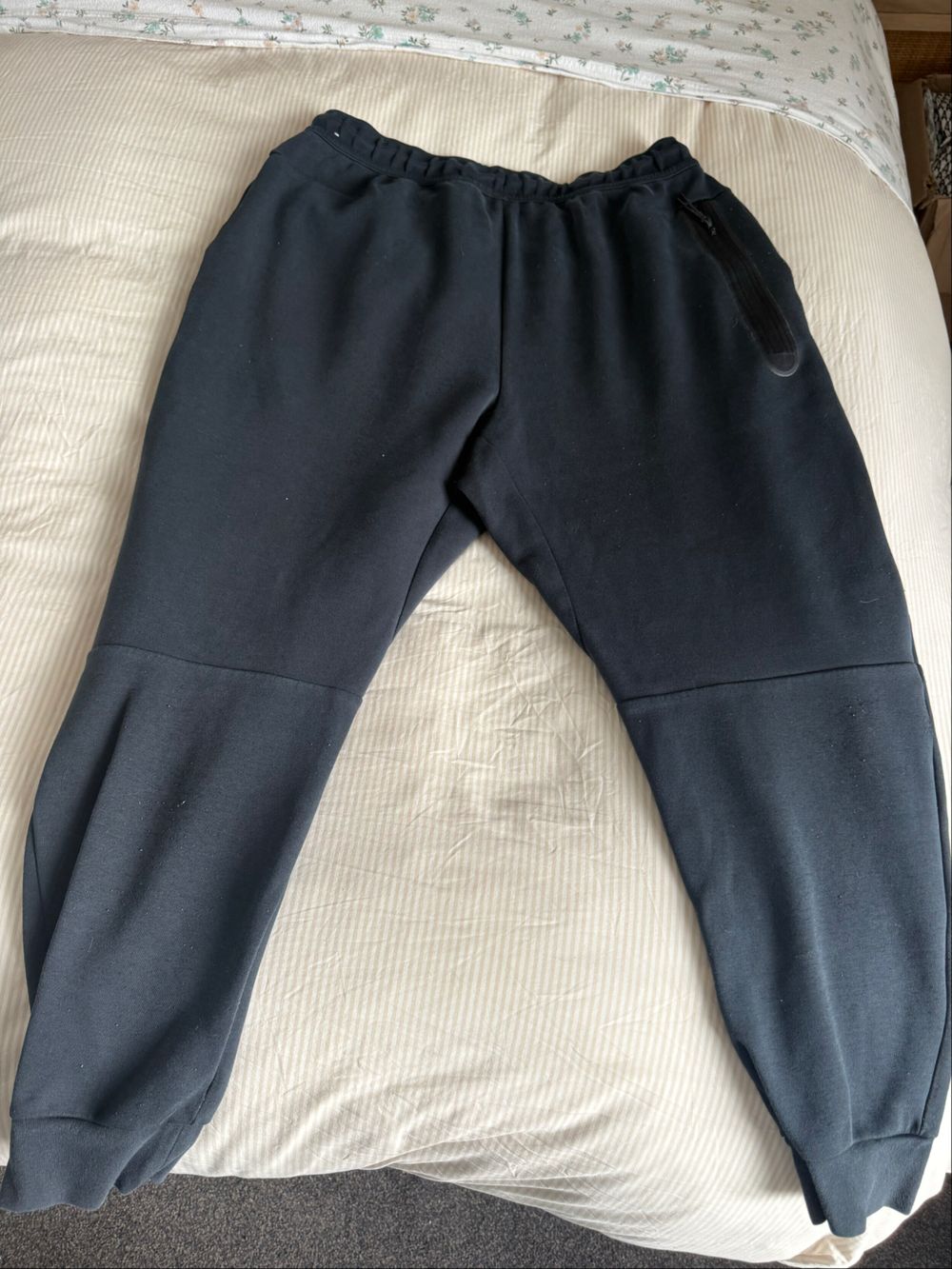 Nike Black Panelled Sweatpants - XL
