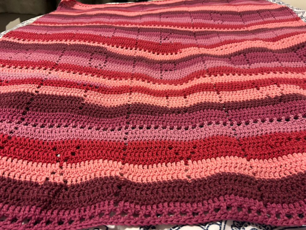 Hand Crochet Wool Blanket