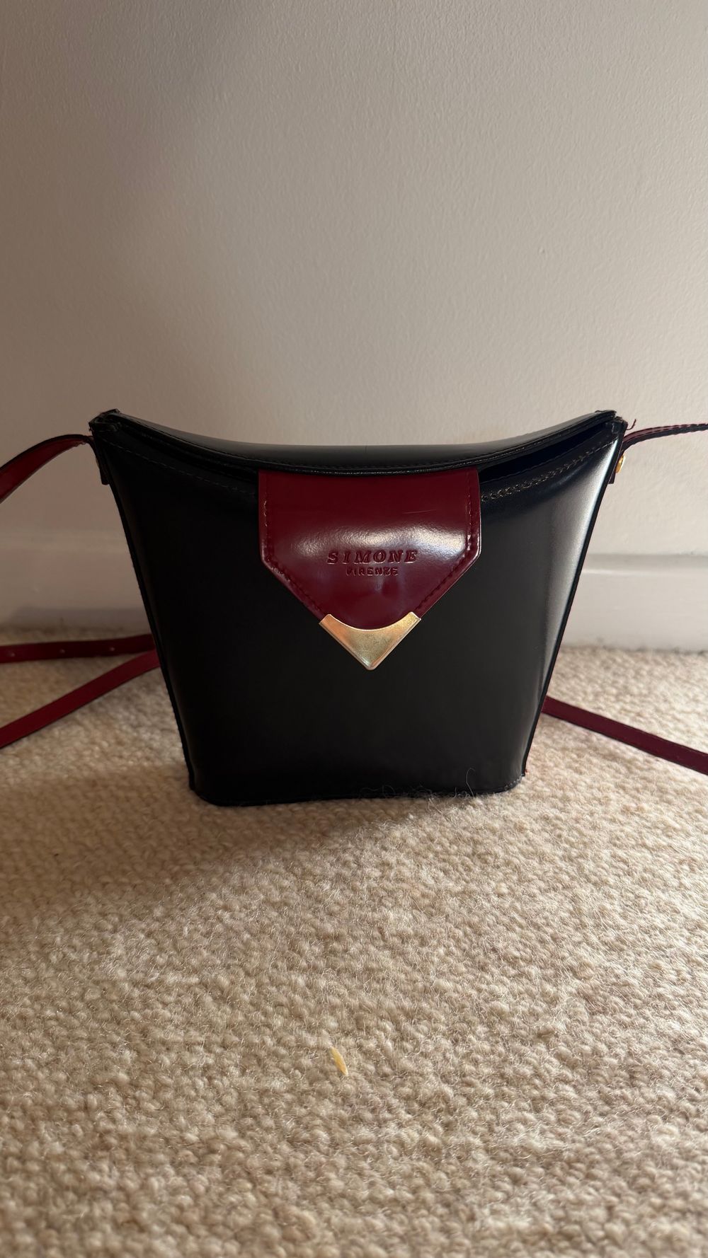 Simone vintage Italian leather shoulder/crossbody bag
