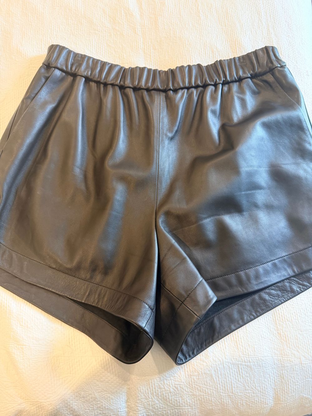 Moochi Leather Shorts