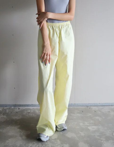 Pecchenino Cotton Pants - Lemon