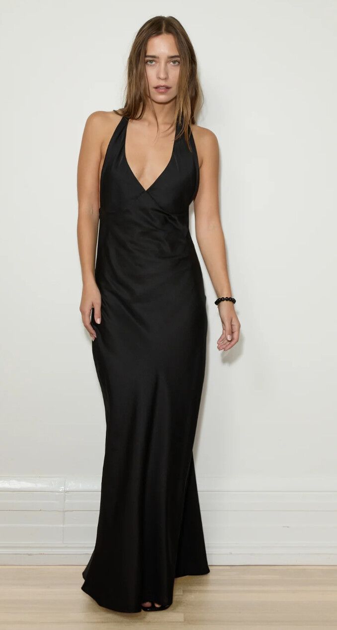 Maison Essentiele Silk Maxi Dress
