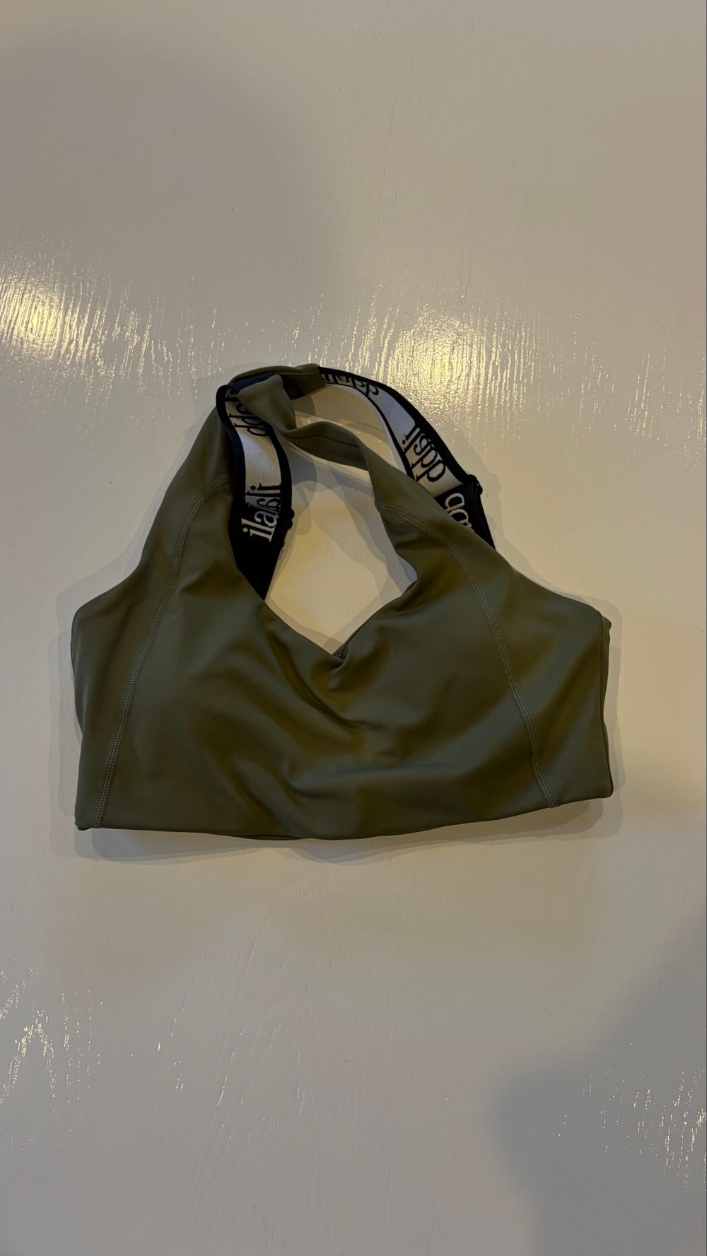 Ilabb Olive Green Sports Bra