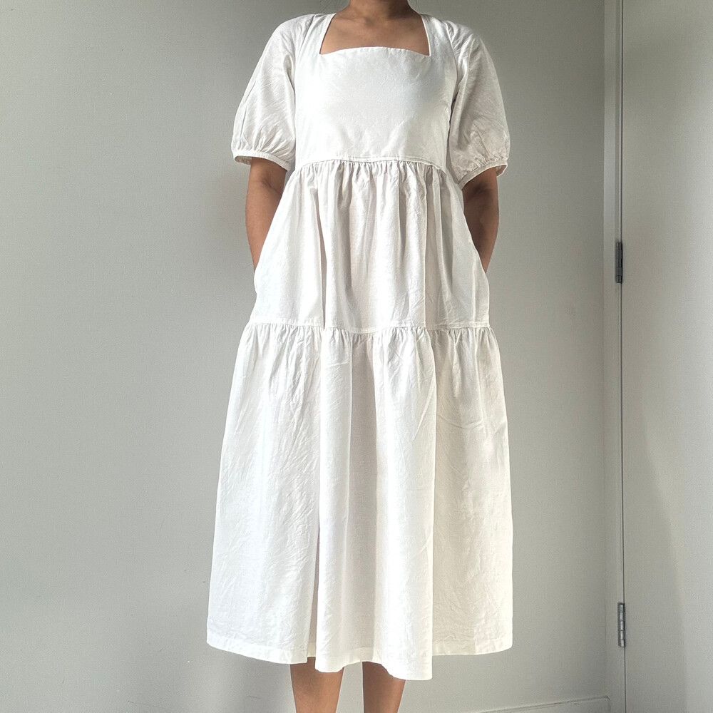 uniqlo - Uniqlo Linen Blend Midi Dress on Designer Wardrobe