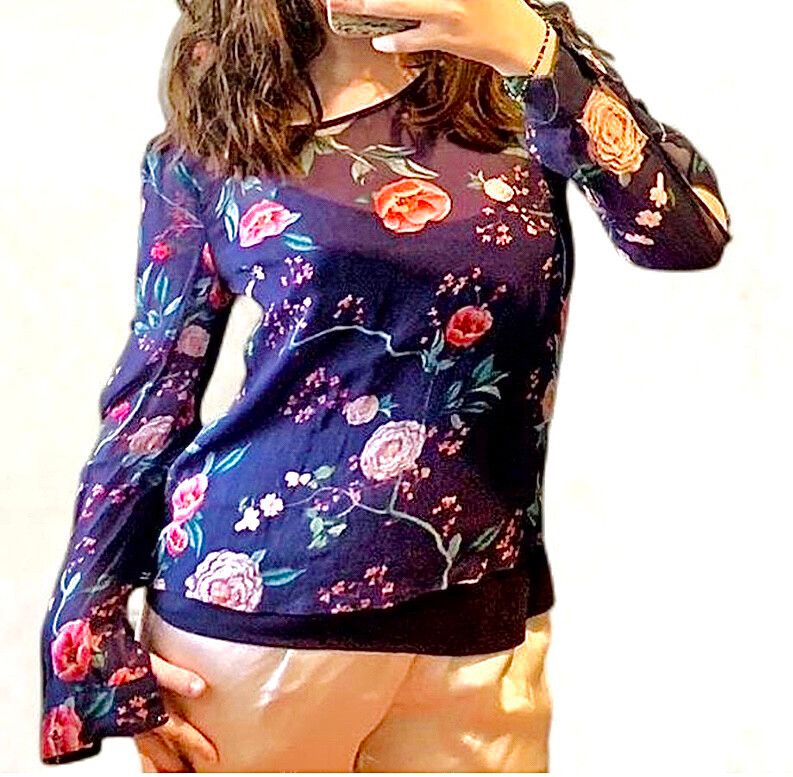 Alannah hill Floral Long Sleeve Top S