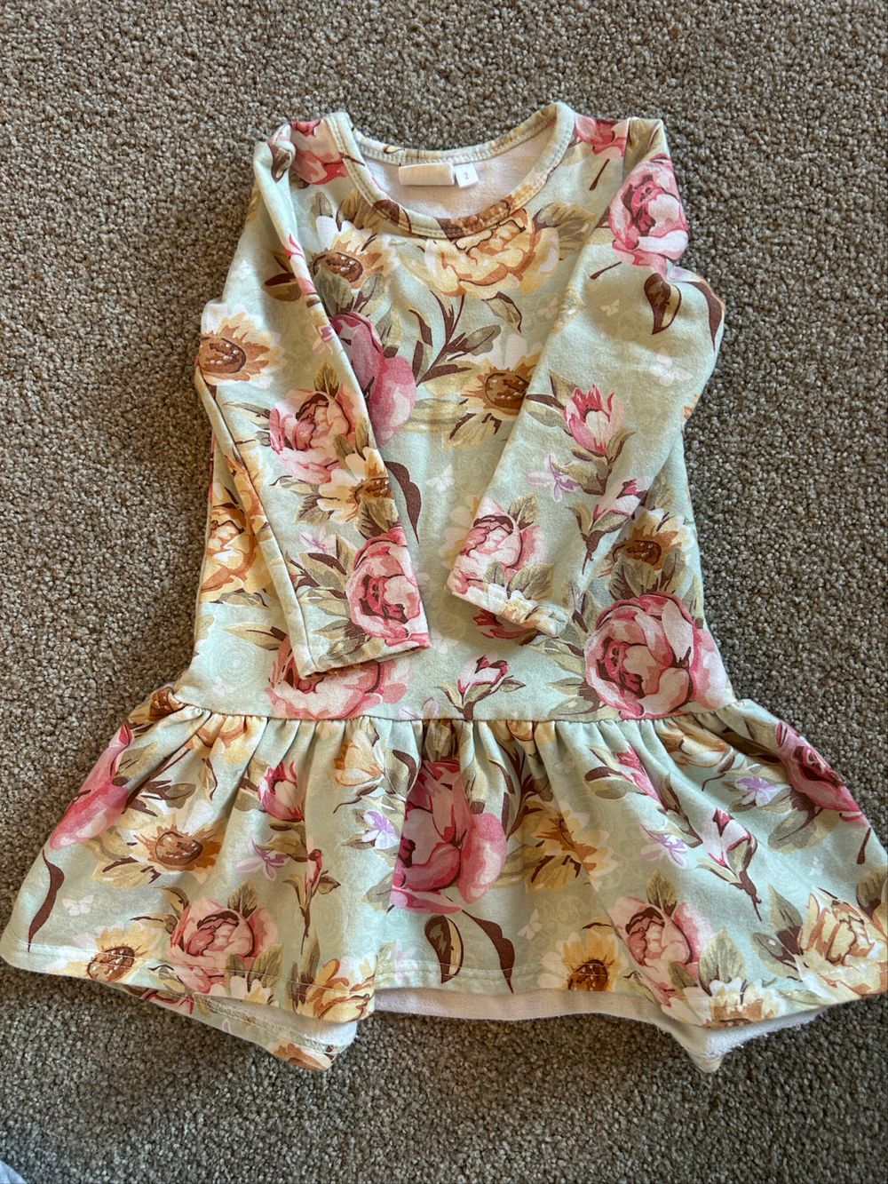 gorgeous floral winter dress- 2