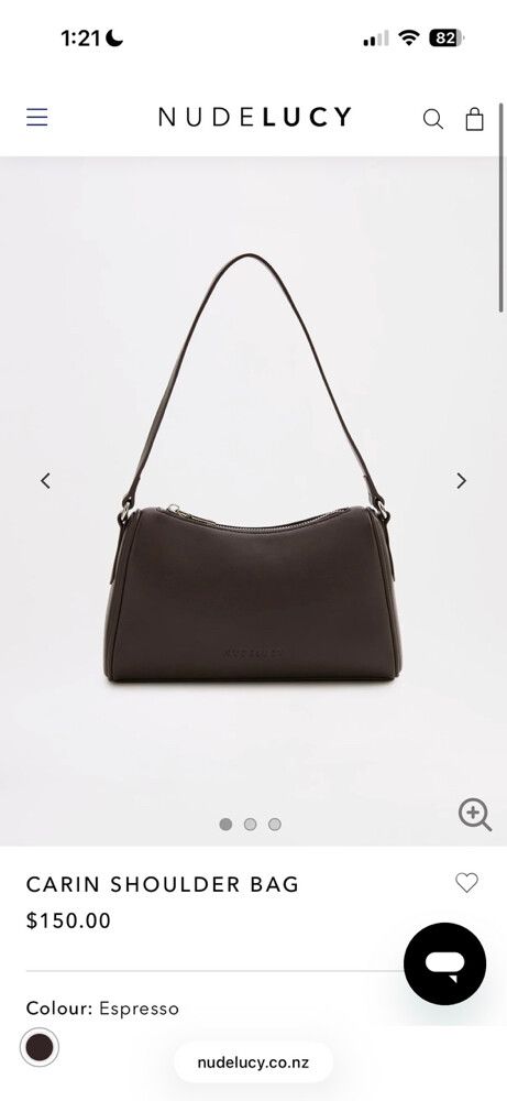 Nude Lucy Brown Carin Shoulder Bag