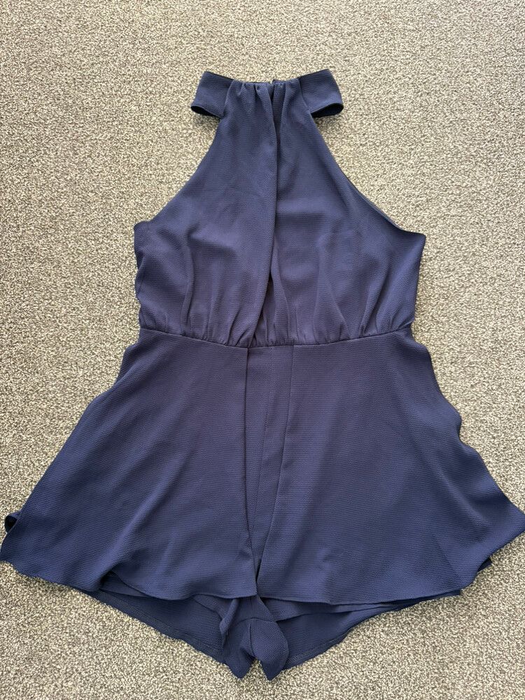 Navy Playsuit / Romper