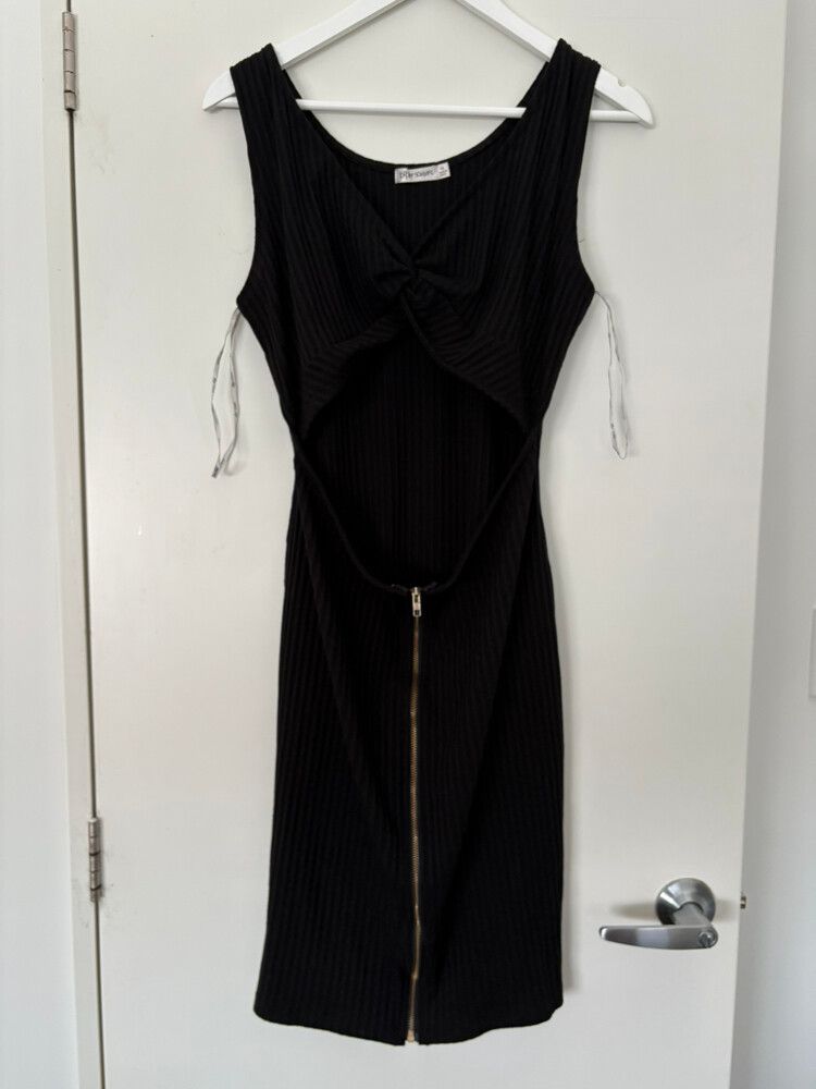Black Cut-out Dress