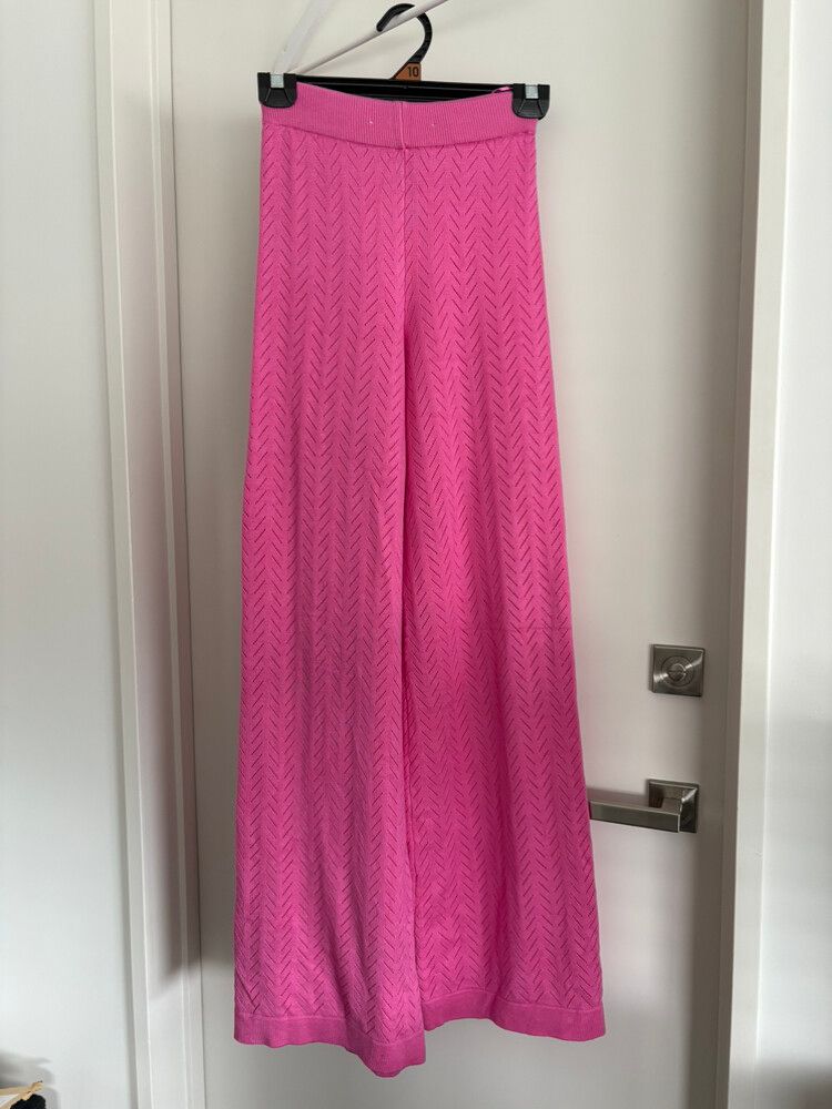 Hot Pink Knit Pants
