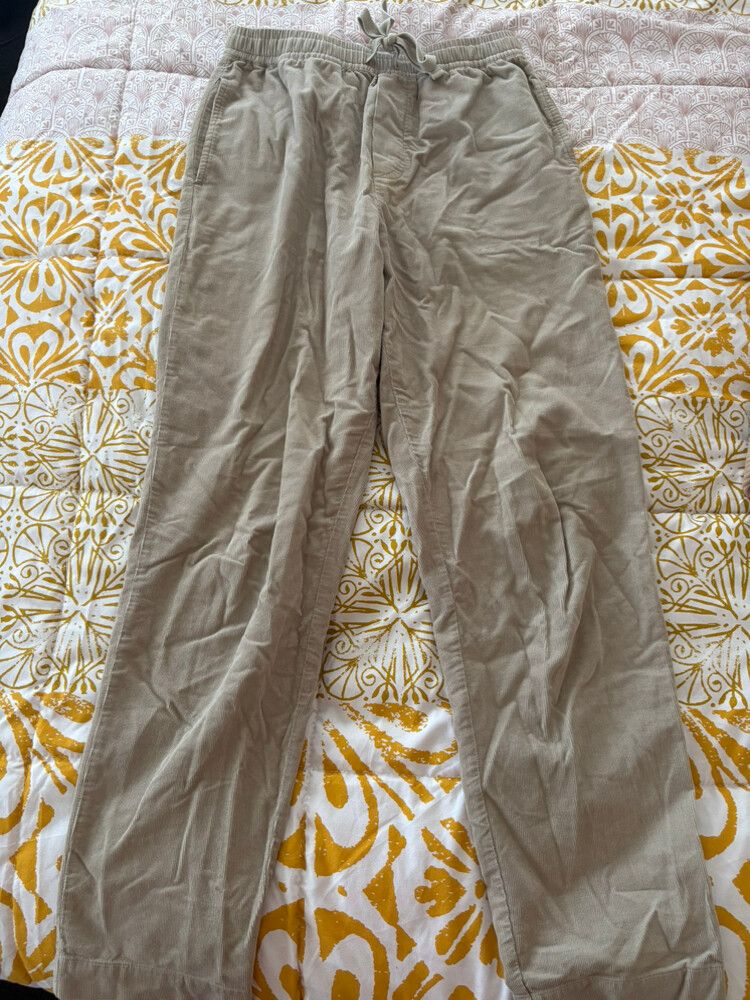 Khaki Corduroy Pants