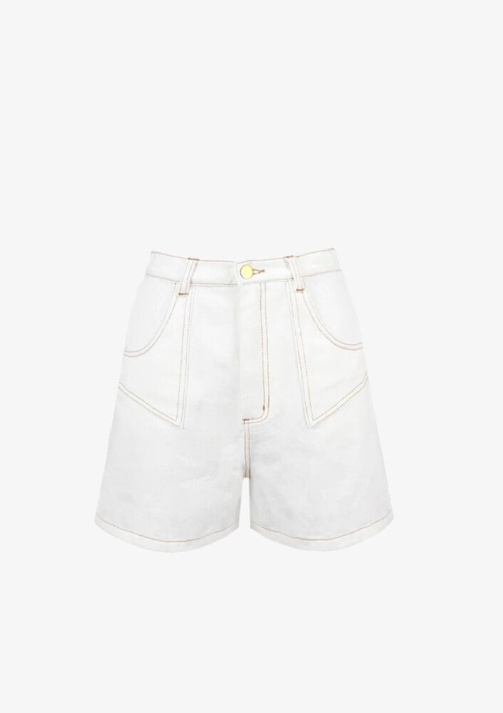 Ruby White Denim Shorts