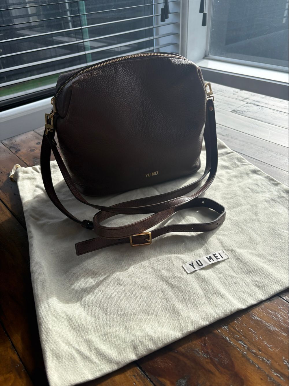 Yu Mei Ch’lita Bag in Brunette Deer Nappa