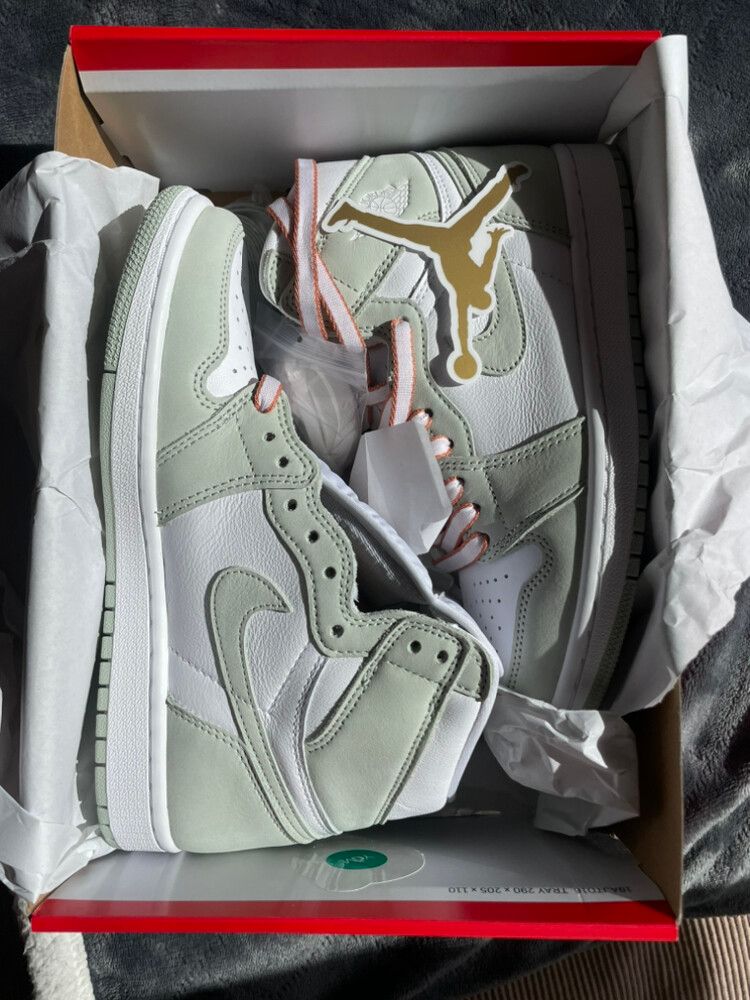 nike jordan one high seafoam