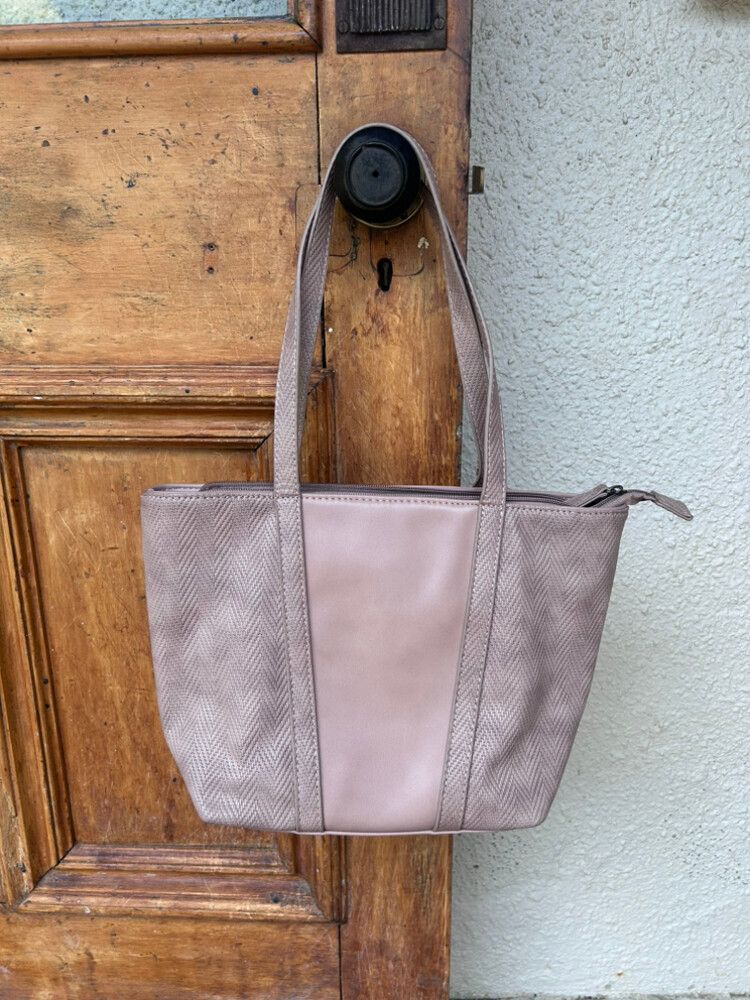 Beige Black Caviar Designs Handbag