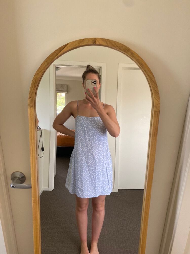 princess polly baby blue dress Dotti