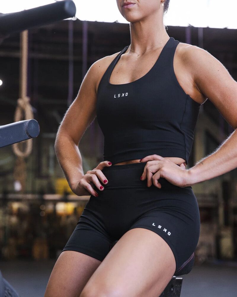 LSKD Pulse Active Shelf Tank - Crop Gym Top - Brand New