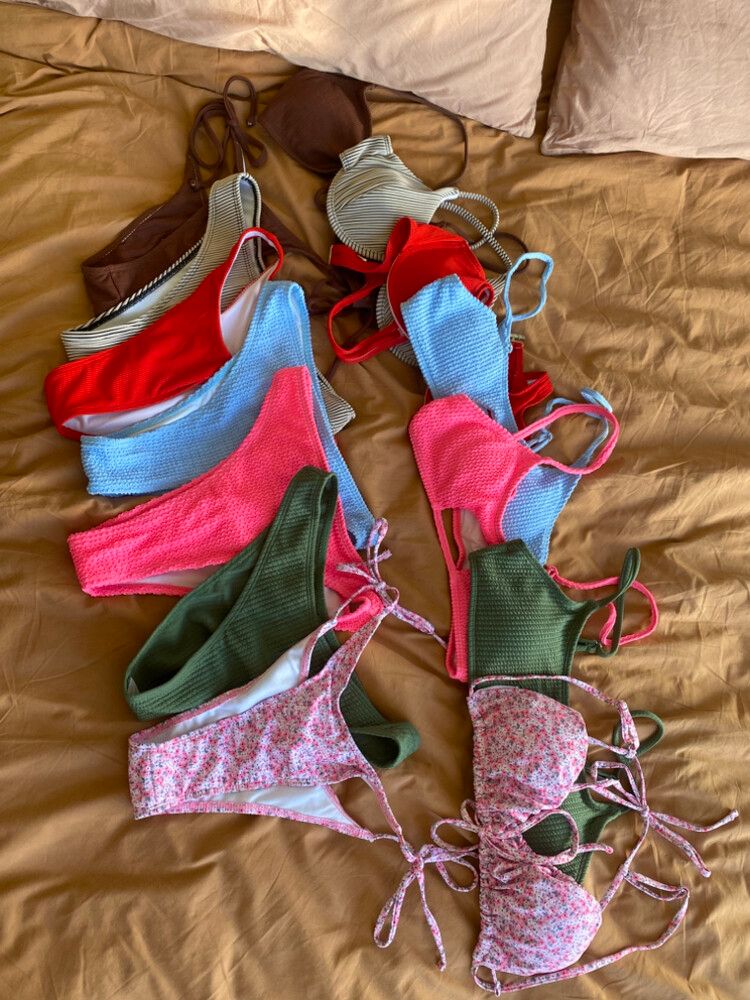 bulk lot of brand new bikinis! 7 in total.