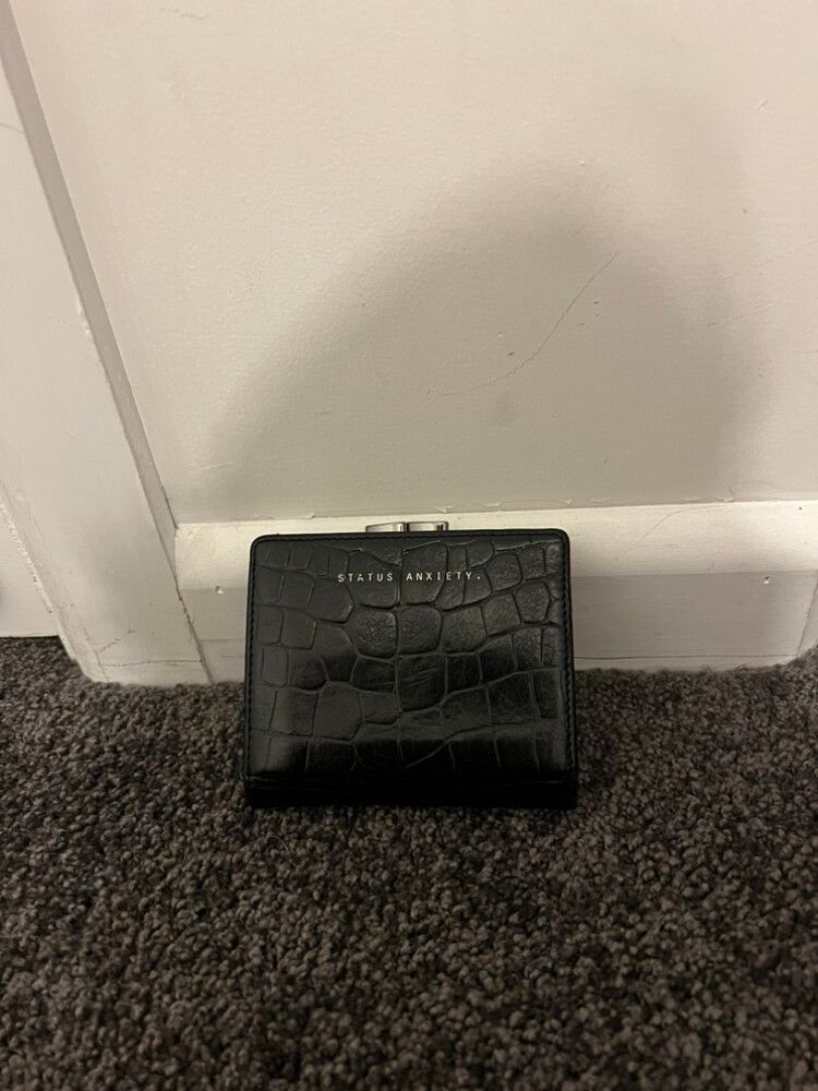 Status Anxiety Black Wallet