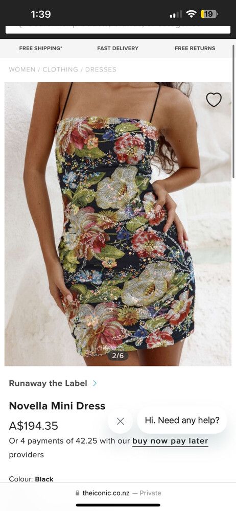 Runaway The Label - Runaway The Label Novella Mini on Designer Wardrobe