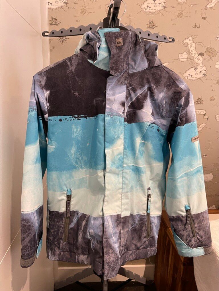 Quiksilver Blue Black Boys Ski Jacket