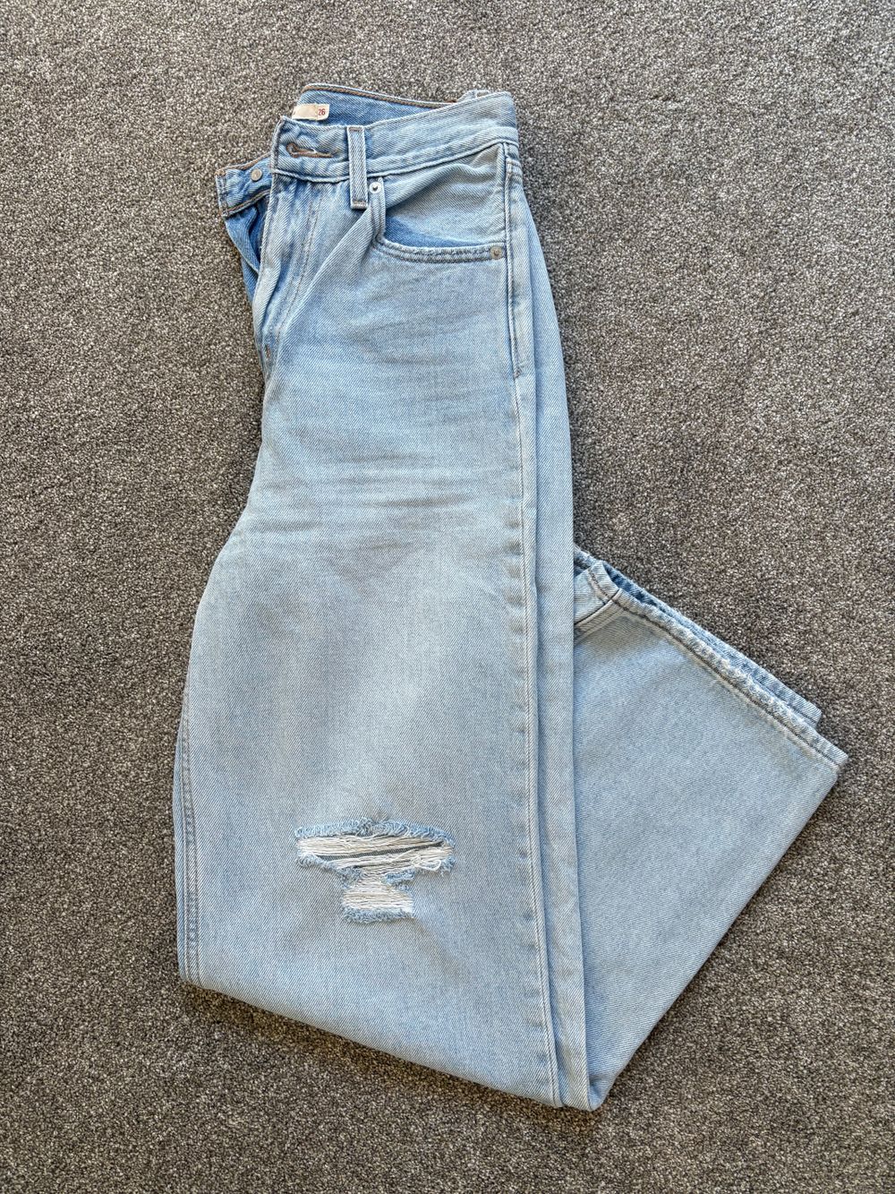 Levi's Blue High Loose Jeans - 26