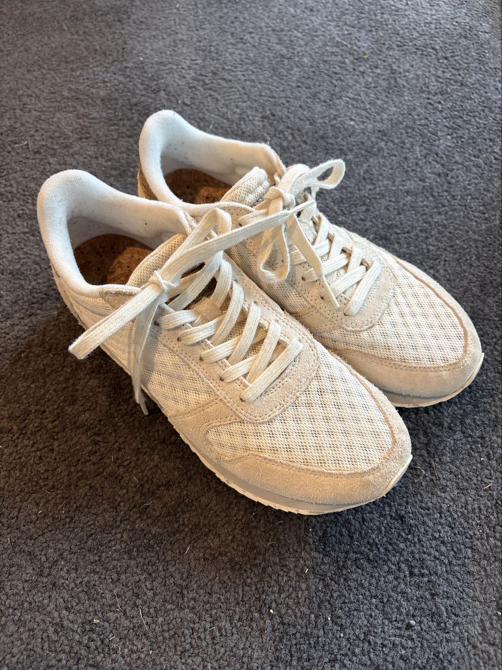 Woden Beige Sneakers Size EU 38