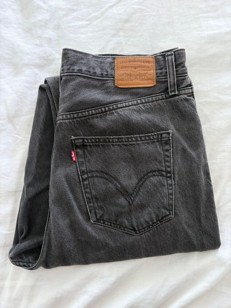 Levi's Grey High Loose Taper Jeans